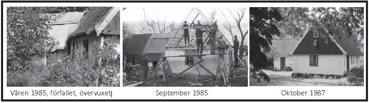 Pålssonhusets restaurering från våren 1985 till oktober 1987