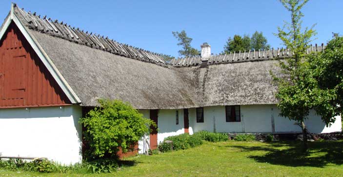 Pålssonhuset sett från trädgården